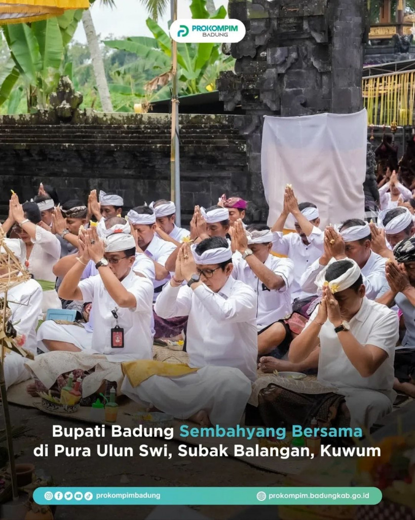 PUJAWALI NYATUR DI PURA ULUN SUWI, SUBAK BALANGAN, DESA KUWUM, MENGWI-BADUNG